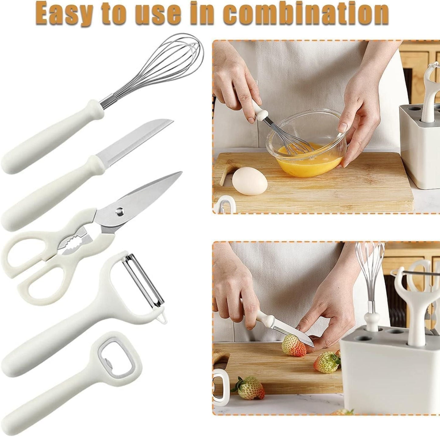 Stainless Steel Kitchen Gadget Set – Durable & Multi-Purpose