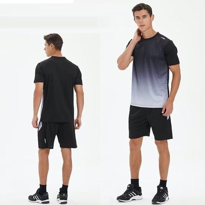 Men's Jersey T-Shirt & Bottom Set – Slim Fit, Comfortable & Casual