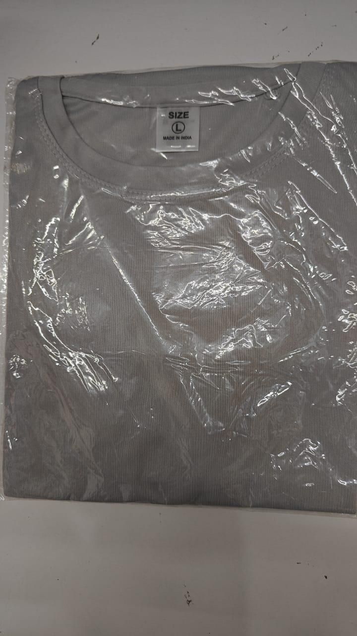 Men's Round Neck Polyester Casual T-Shirt – Pack of 4