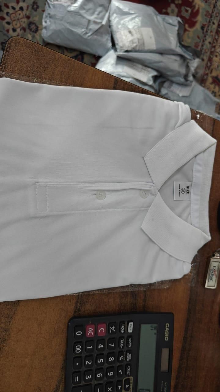 Matte Solid Half Sleeves Men's Polo T-Shirt – Cotton Blend