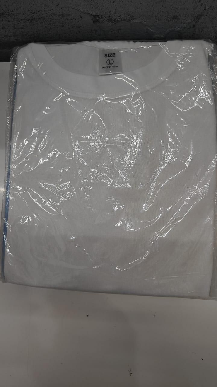 Men's Round Neck Polyester Casual T-Shirt – Pack of 4