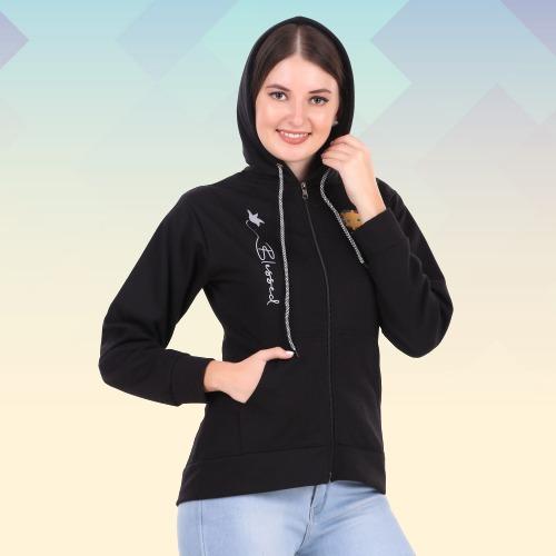 Women's Stylish Zipper Hoodie – Casual & Comfortable