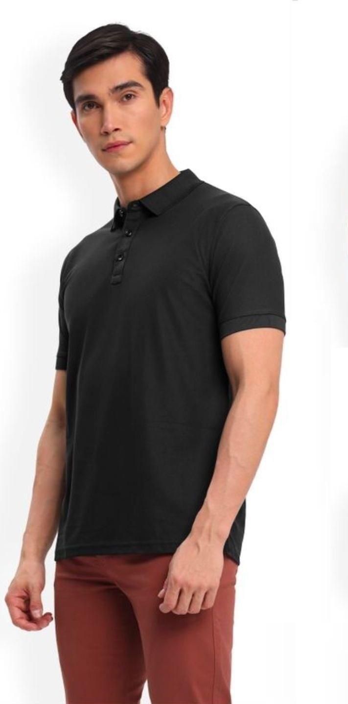 Poly Cotton Solid Half-Sleeve Men’s Polo T-Shirt – Pack of 3