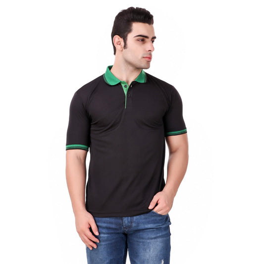 Combo of 5 Men's Polo T-Shirts – Cotton Blend, Half Sleeves