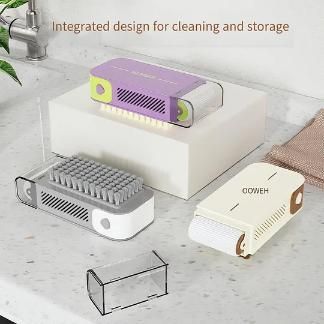 Multifunctional Non-Slip Soap & Brush Storage Box – Rubbing Foam Organizer