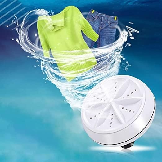 Portable Mini Ultrasonic Turbine Washing Machine