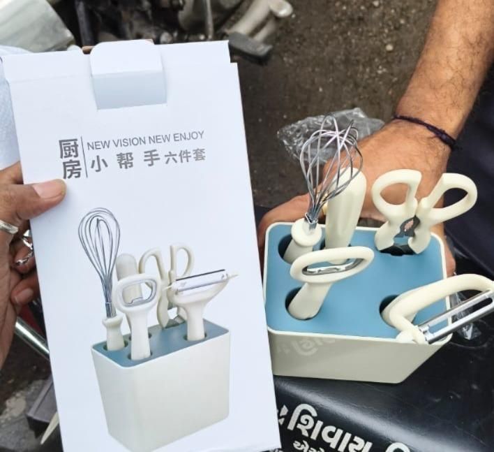 Stainless Steel Kitchen Gadget Set – Durable & Multi-Purpose