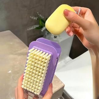 Multifunctional Non-Slip Soap & Brush Storage Box – Rubbing Foam Organizer